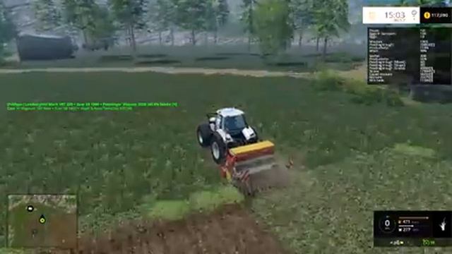 FS15 Hard Workin' 3 Timelapse #5: Combining And Ploughing! смотреть онлайн