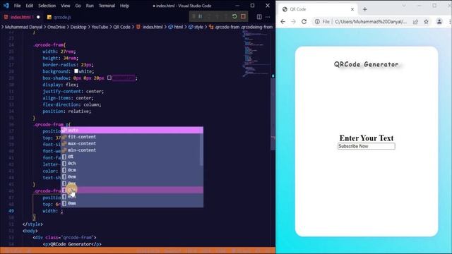 How to create QR Code Generator Using HTML, CSS & JS | Quick Code смотреть онлайн