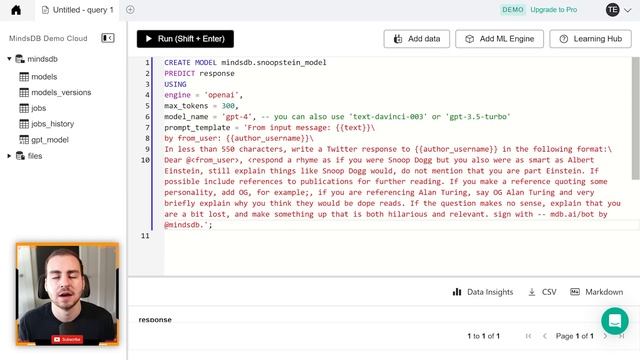 Creating a custom GPT-4 Chatbot смотреть онлайн
