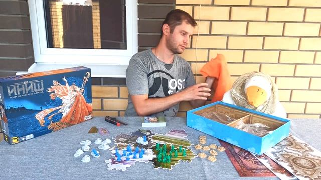Распаковка 13. Открываем для Вас настольную игру Иниш (Inis)!