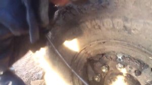 ПОЛЕВОЙ РЕМОНТ "замена шпилек крепления колеса"КАМАЗ #5