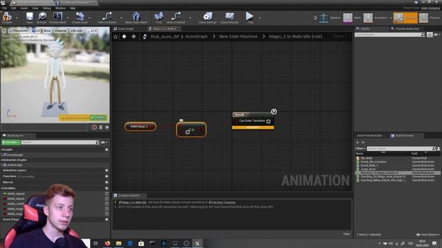 UE4 RPG tutorial for beginners MAGIC spells like FIREBALL and more смотреть онлайн