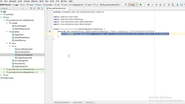 WikiAPIVideo 08 RVItemUIAnko смотреть онлайн