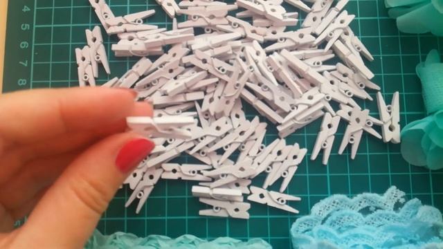 Кружево, прищепочки, цветочки для скрап альбомов?