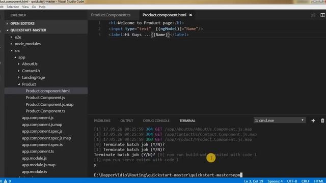 Two Way Binding in Angularjs 2 смотреть онлайн