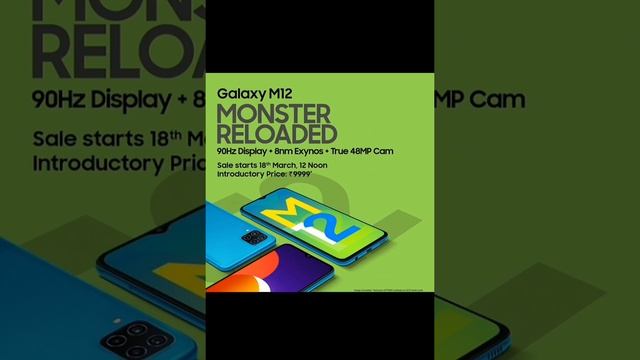 Galaxy M12 Unboxing & First Look !! 8nm Exynos Processor + 6000mAh + True 48MP Camera + 90Hz Displa смотреть онлайн