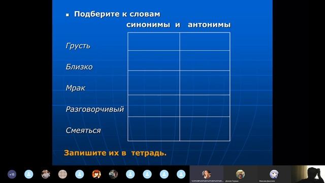 Урок русского языка в 6 классе. Повторение по теме "Лексика и фразеология" смотреть онлайн
