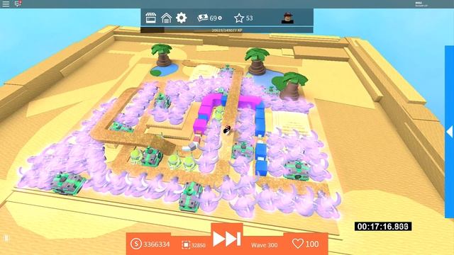 Roblox Mecha Cubes OP Guardian's Setup Hard Mode Wave 300 смотреть онлайн