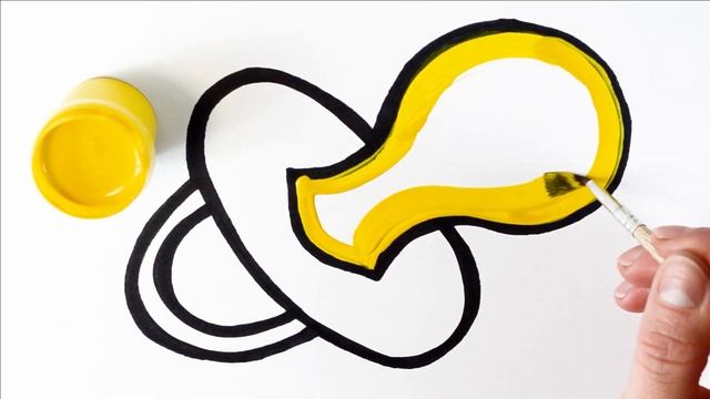 Как нарисовать ПУСТЫШКУ ДЛЯ МЛАДЕНЦА / мультик раскраска ПУСТЫШКА для детей / Раскраски малышам смотреть онлайн