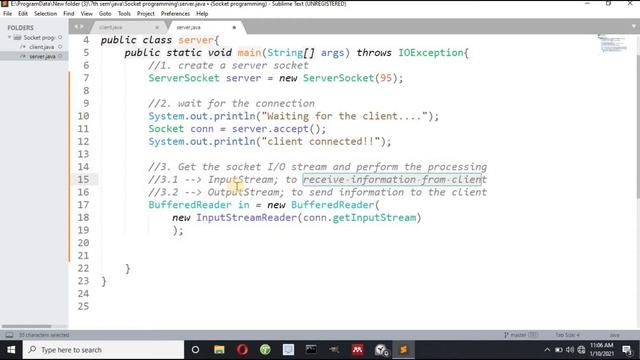 Socket programming in java | How to communicate two programs in a network using TCP Socket✅? смотреть онлайн