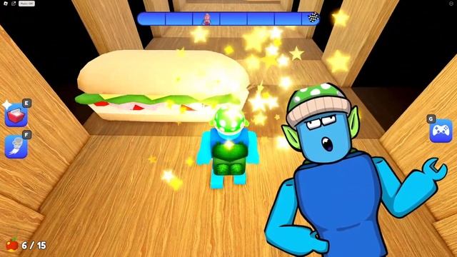 Escape EVIL LUNCH LADY in Roblox Obby смотреть онлайн