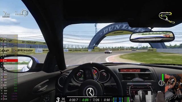 Assetto Corsa | Mazda RX-8 Spirit R 2012 at Tsukuba Circuit Full | Pedal & Wheel Onboard Cam смотреть онлайн