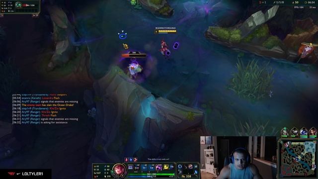 Tyler1 vs. Faker scuttle смотреть онлайн