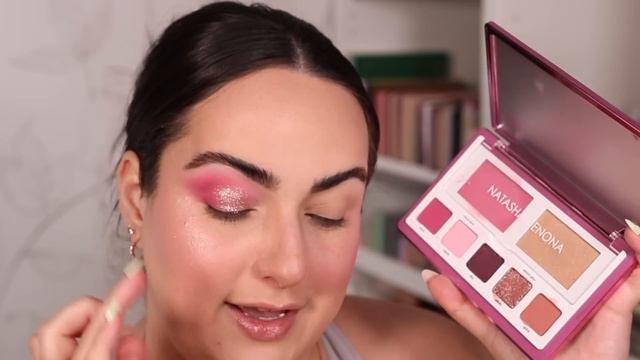 NATASHA DENONA LOVE FACE EYES & CHEEK PALETTE REVIEW + 2 LOOKS! BEST NATASHA DENONA SHIMMER SHADOW?