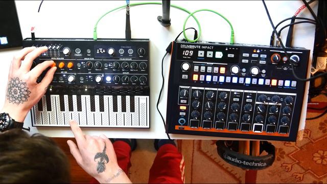 Arturia MicroFreak + DrumBrute Impact (NO TALK) смотреть онлайн
