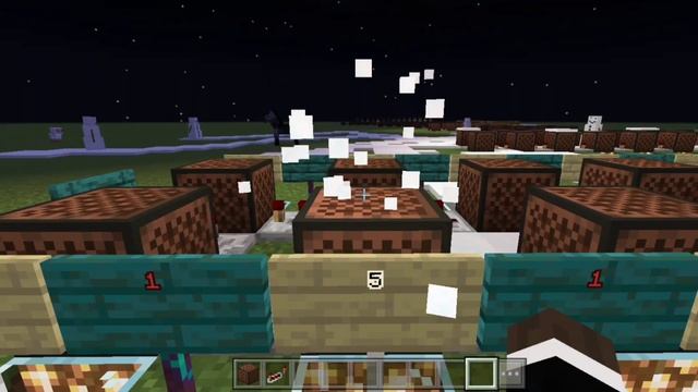 музыка из нотных блоков 