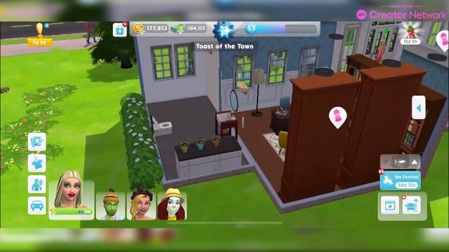 The Sims Mobile McCrabkin Suburban House Tour смотреть онлайн