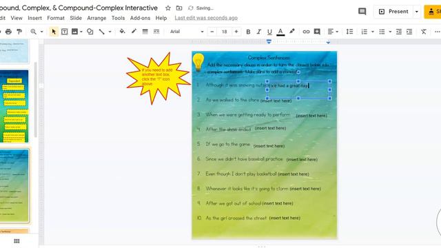 Simple, Compound, Complex, & Compound-Complex Digital & Interactive Activities смотреть онлайн
