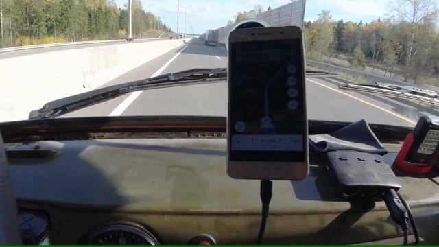 Максимальная скорость Буханки 452 Уаз по ЦКАД смотреть онлайн