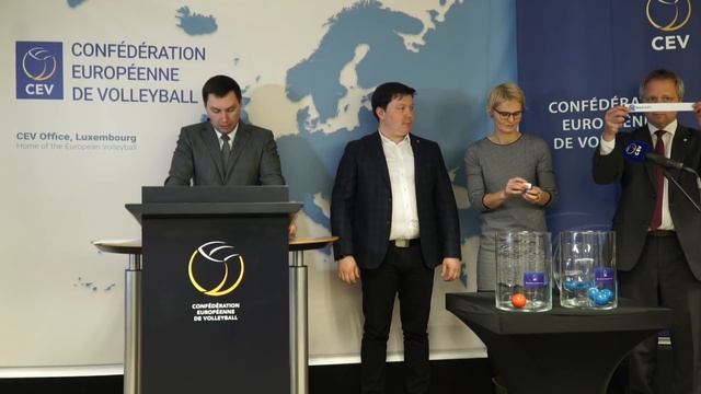 Rewatch the Drawing of Lots for Playoff phase 2018 CEV Volleyball Champions League смотреть онлайн