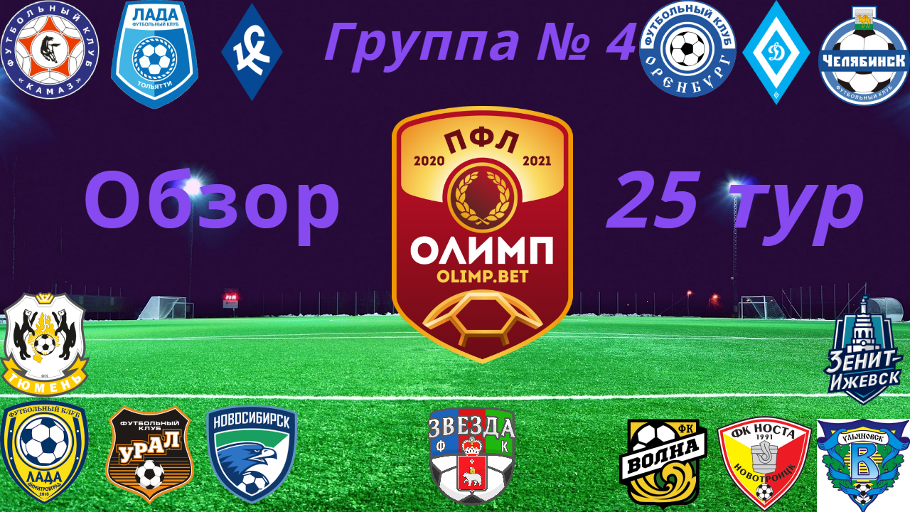 ПФЛ. Обзор 25-го тура группа № 4, сезон 2020/21 смотреть онлайн