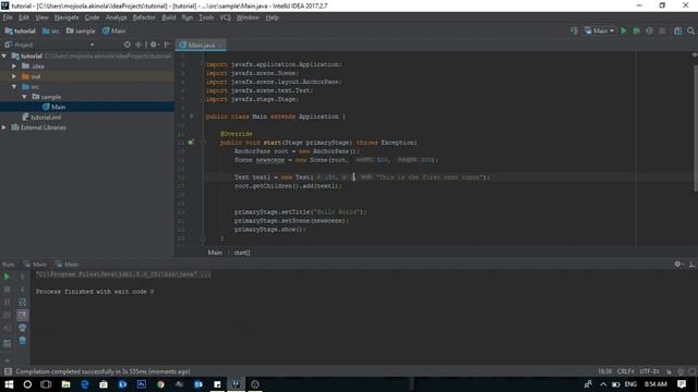Introduction to Java FX смотреть онлайн