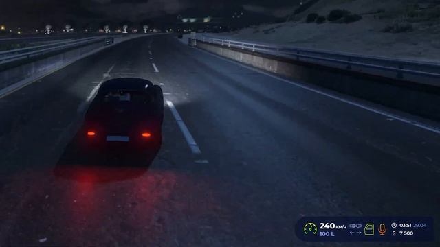 Тест скорости Pfister 356 #gta5rp #транспорт #скорость