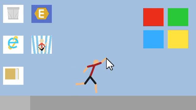 Cursor vs Stickman - Stick Nodes смотреть онлайн