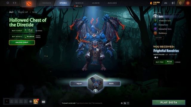 DOTA 2 - THIS LAST CHEST OPENING IS SO UNEXPECTED! (HALLOWED CHEST OF THE DIRETIDE) смотреть онлайн