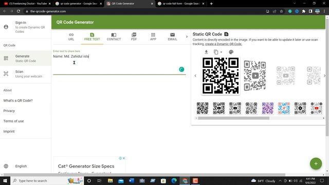 How to Create QR Code Online & Offline | Free QR Code Generator in Bangla 2022 | Freelancing Doctor смотреть онлайн
