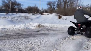 Тест Mikilon Rapide 250S на кроссовым треке. С переворотом.