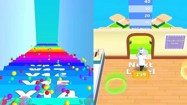 Bottle Runner Gun x I want Pizza - Mobile Games Walkthrough The Evolution Satisfying Mobile Games смотреть онлайн