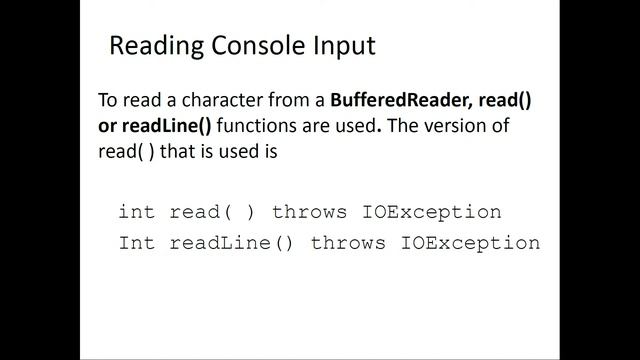 Java IO Streams смотреть онлайн