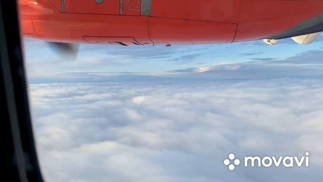 Летим Киев - Львов WINDROSE ATR 72-600 смотреть онлайн