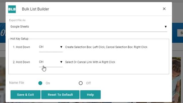 Bulk List Builder Options Menu смотреть онлайн