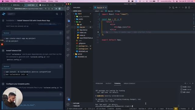 How to install TailwindCSS v3 and DaisyUI to your React app смотреть онлайн