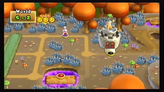 Cannon Super Mario Bros. Wii Co-op 100% Walkthrough Part 2 ☆ World 5 1/2 ☆ смотреть онлайн