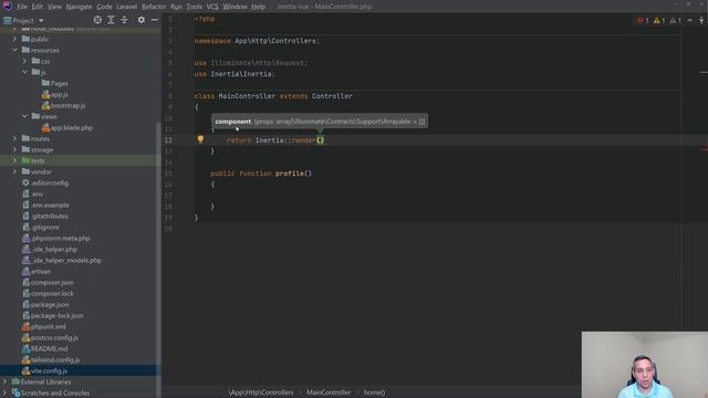 Getting Started with Laravel, Inertia and Vue 3 смотреть онлайн