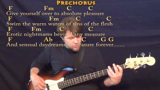 The Floor Show (Rocky Horror) Bass Guitar Cover Lesson with Chords/Lyrics смотреть онлайн