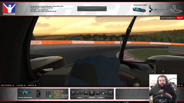 LMP2 Track Guide + Free Setup @ Spa | iRacing | ILMS смотреть онлайн