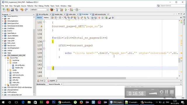 PDO-OOP-PHP-CRUD-with-Bootstrap 2016 ( Pagination Using PDO 2nd Half ) | Part-20 смотреть онлайн
