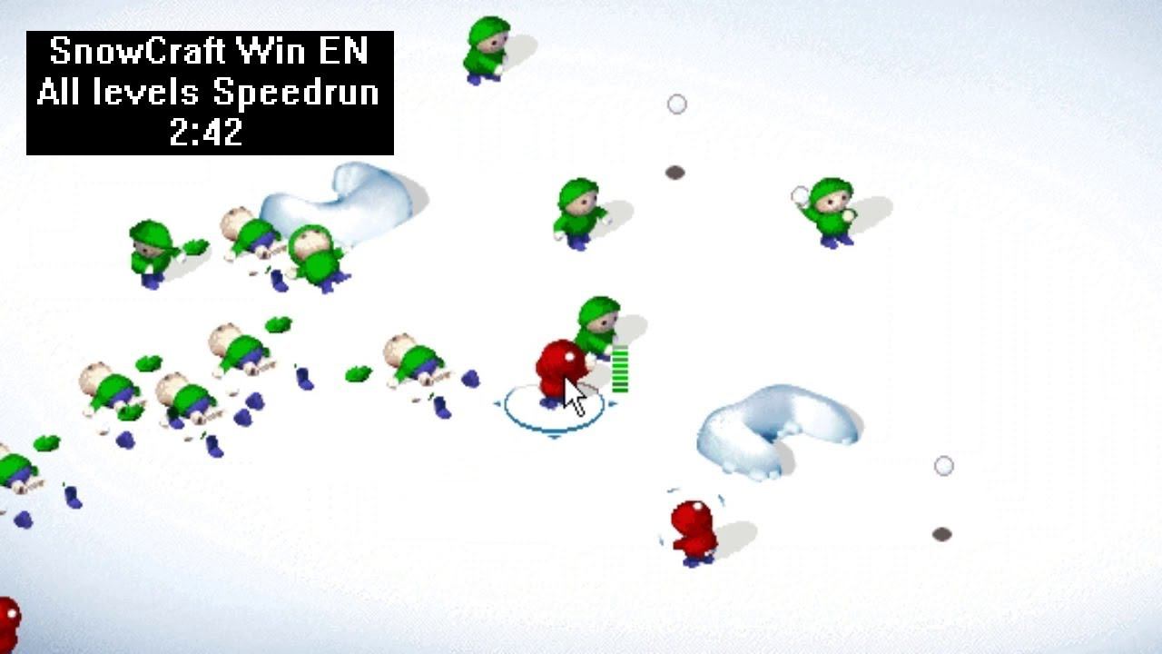 SnowCraft Win EN All levels Speedrun 2:42 смотреть онлайн