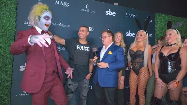 Sam Rhima with Models (day 2) at Maxim Halloween Party in Hollywood, CA смотреть онлайн