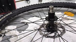 Переборка задней втулки с барабаном