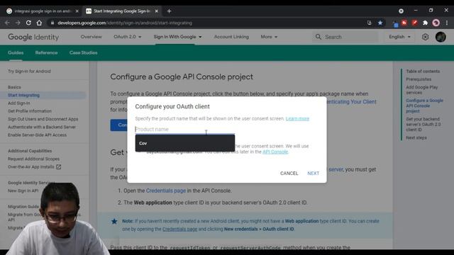 Setting google console sign in java android studio смотреть онлайн