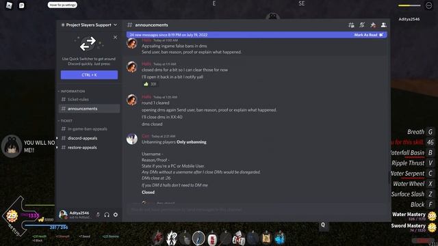 How To Get Unbanned In Project Slayers! (FULL GUIDE!) | Project Slayers Roblox Support Discord Code смотреть онлайн