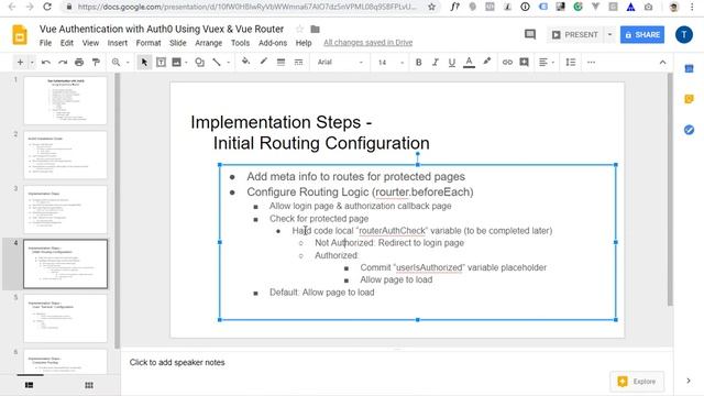 7. Implementation Steps for Adding Auth0 to the VueJS Project смотреть онлайн
