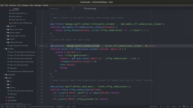 Customising the WordPress admin CF7 form table with the Smart Grid-layout extension смотреть онлайн