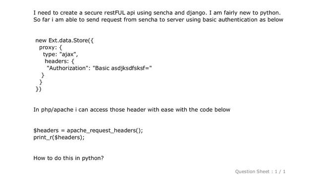 Django : accessing request headers on django/python смотреть онлайн