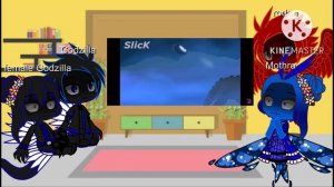 Kaijus react to Godzilla battle royale by  @slick4785